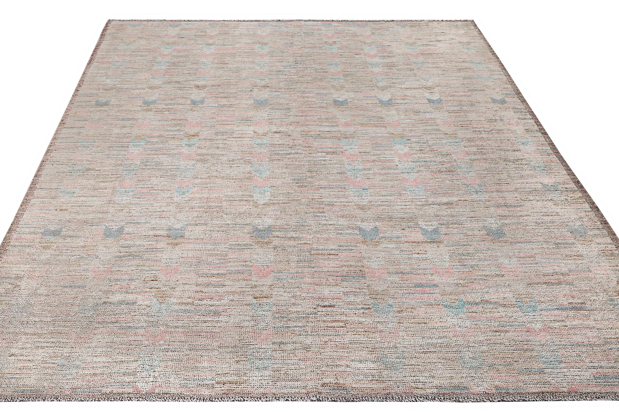 A Moroccan carpet, c. 363 x 284 cm.