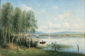 CARL EWALD LÖNNGREN, oil on canvas, signed and dated 1882.