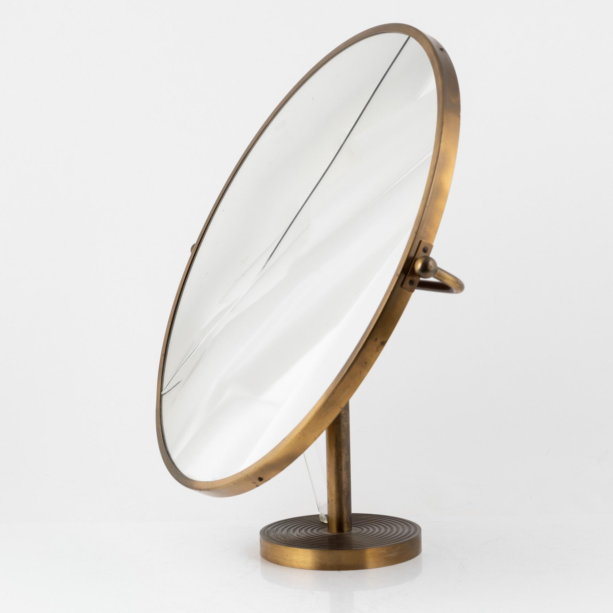 Josef Frank, bordsspegel,  Firma Svenskt Tenn, 1900-talets mitt. modell 2214.