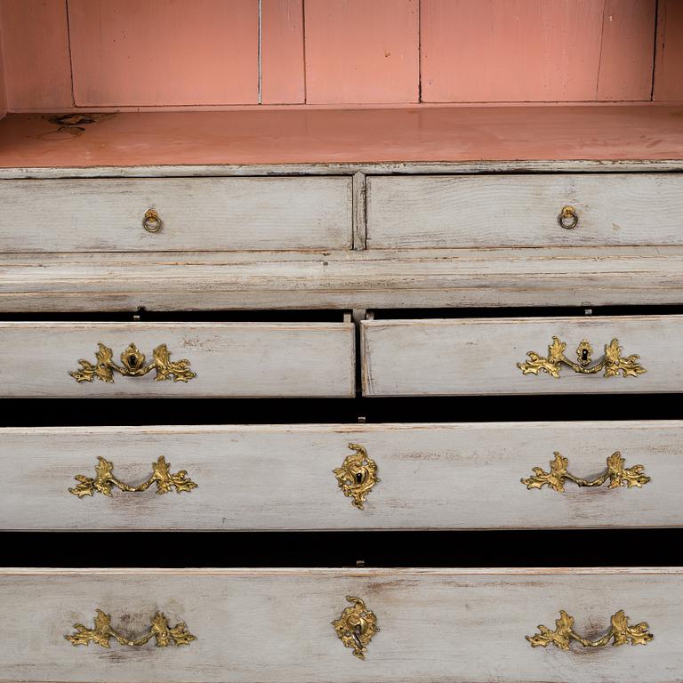 A rococo cabinet.
