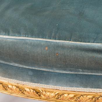 Bergère, Edward VII's inventory stamp (reign 1901-1910), England.