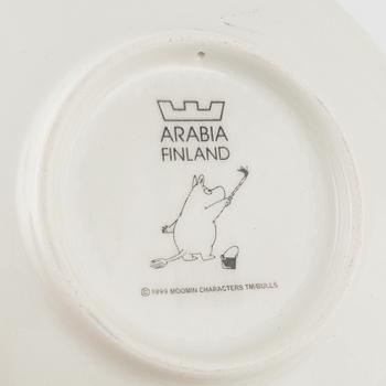 Samlartallrikar, 14 st, porslin, Mumin, Moomin Characters/Bulls, Arabia, Finland.