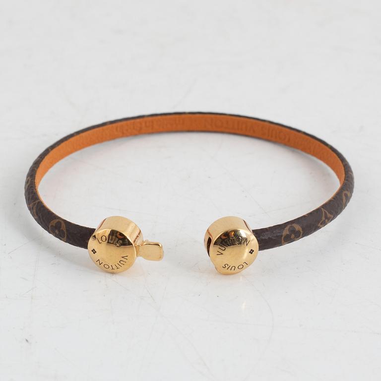 Louis Vuitton, bracelet, "Historic mini monogram bracelet", size 19, 2018.