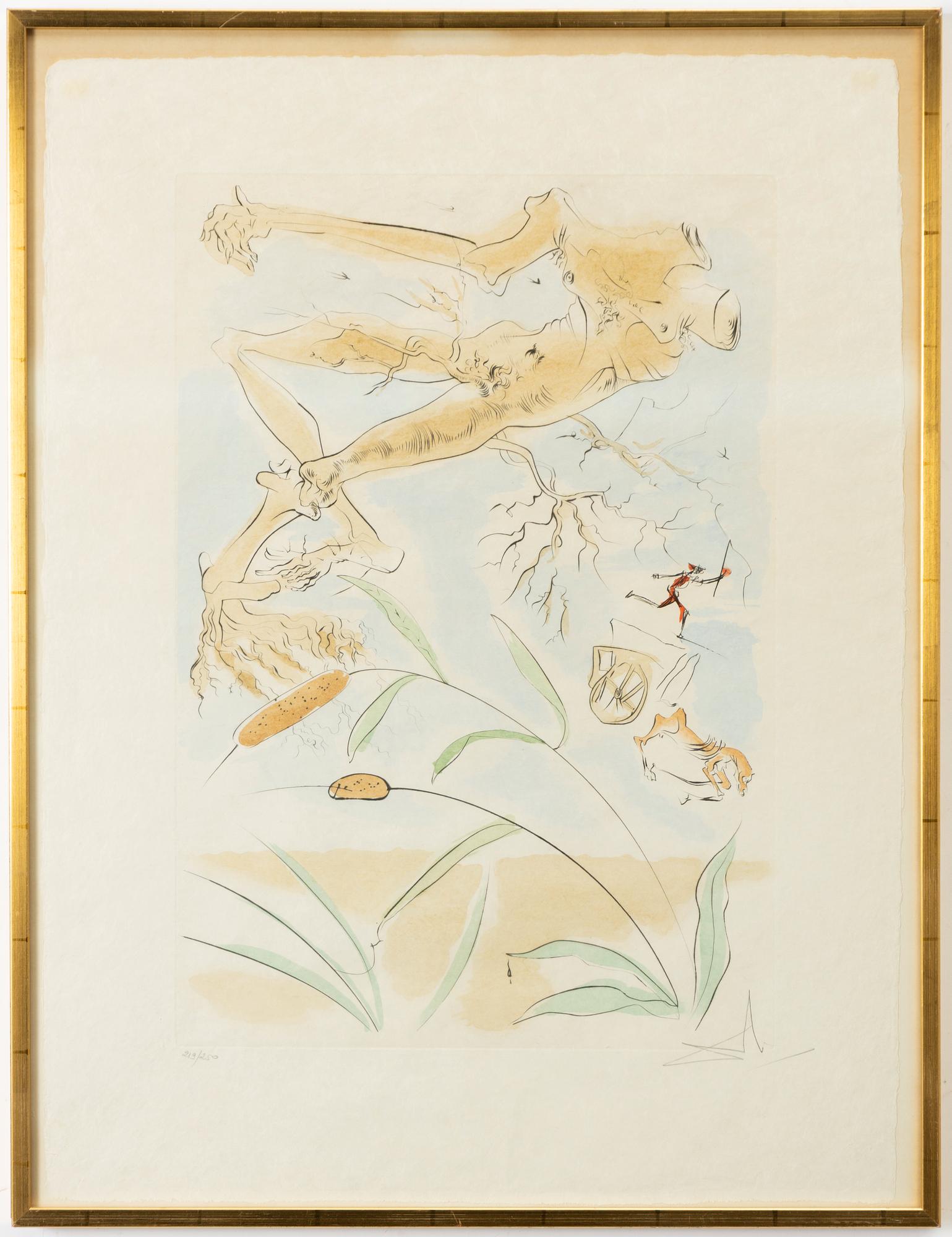 Salvador Dalí, "Le Chêne et le roseau".