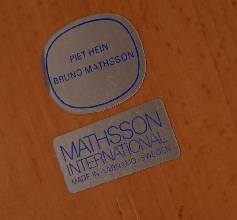 BORD, "Superellips", Piet Hein och Bruno Mathsson, Mathsson International, Värnamo.
