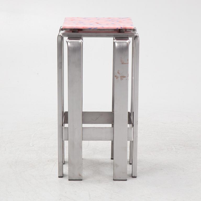 Stamuli & Alessandro Bruzzone, a stool, Greenhouse Bar for Stockholm Furniture Fair 2024.