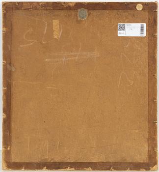 Frantisek Horejc, oil on paper-panel, signed.