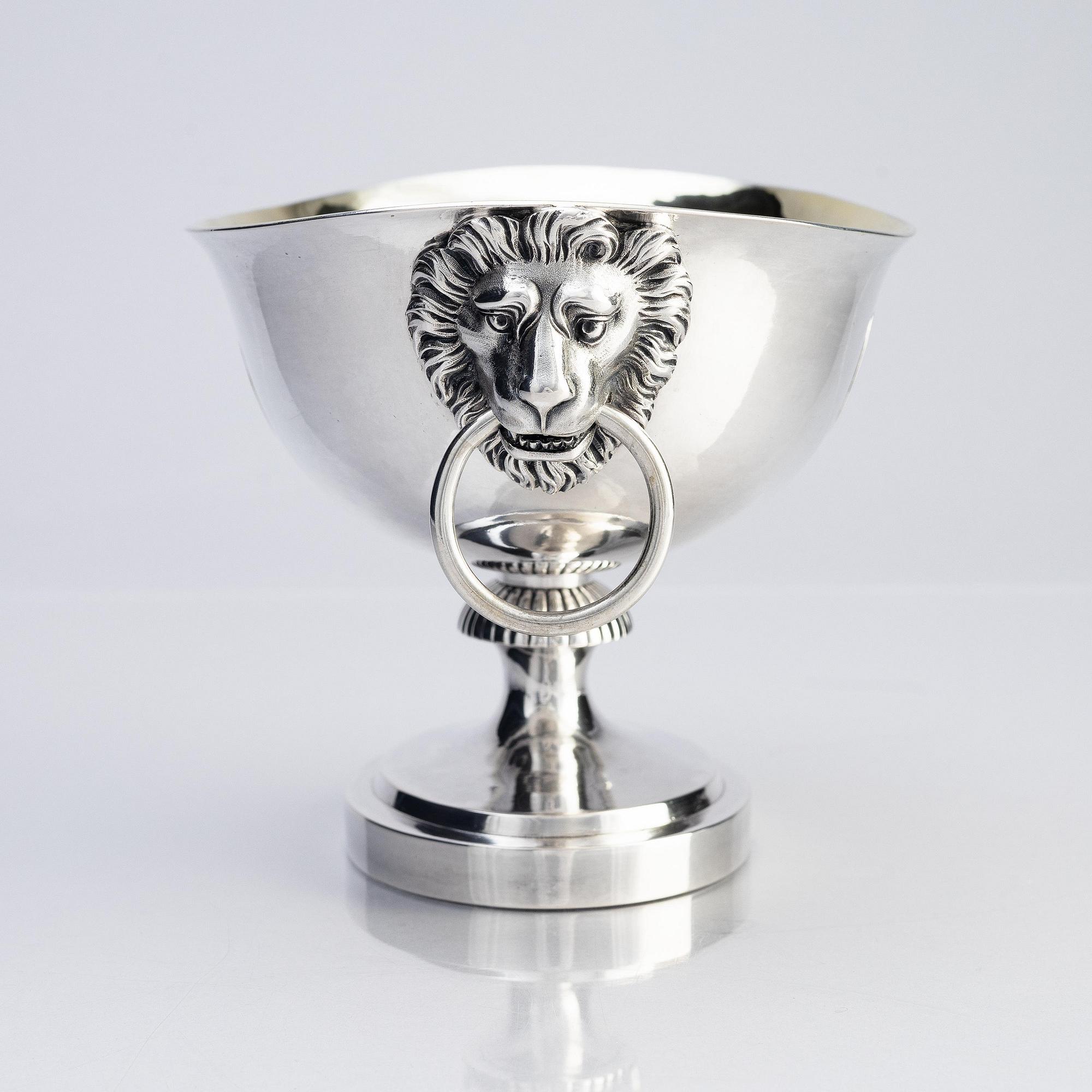 Simson Ryberg, uppsatsskål, silver, Stockholm 1796. Sengustaviansk.