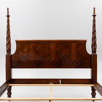 A 'Regency' bed frame, possibly Ralph Lauren, 2000s.