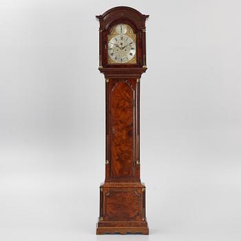 A Georgian longcase clock, around 1800, the dial signed Francis Jersey.