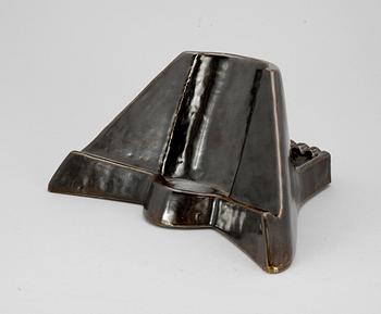 BOKSTÄLL/ASKFAT, porslin. Sven Wejsfelt, Gustavsberg, 1974.
