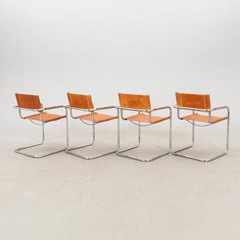 Armchairs, 4 pcs, Italy, late 20th century.