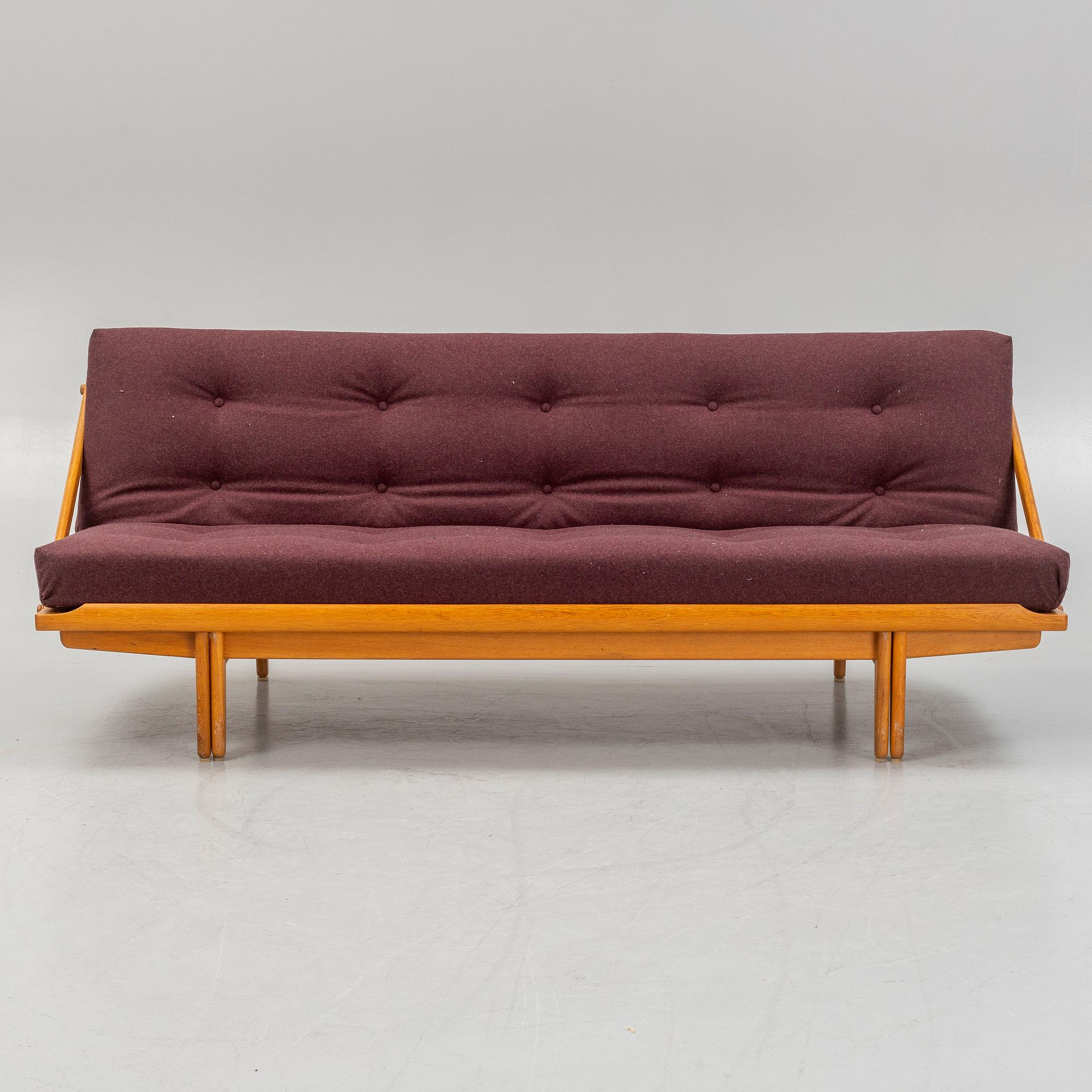 Poul W. Volther, a "Diva/981" daybed, Gemla Fabriker AB, Sweden, 1950's.