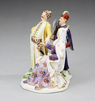 FIGURGRUPP, porslin. Meissen, 1700/1800-tal.