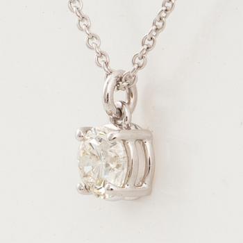 Brilliant-cut diamond necklace, Report CGL.