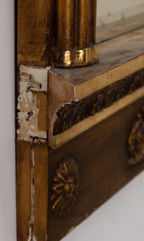 An Empire style mirror, 20th century.
