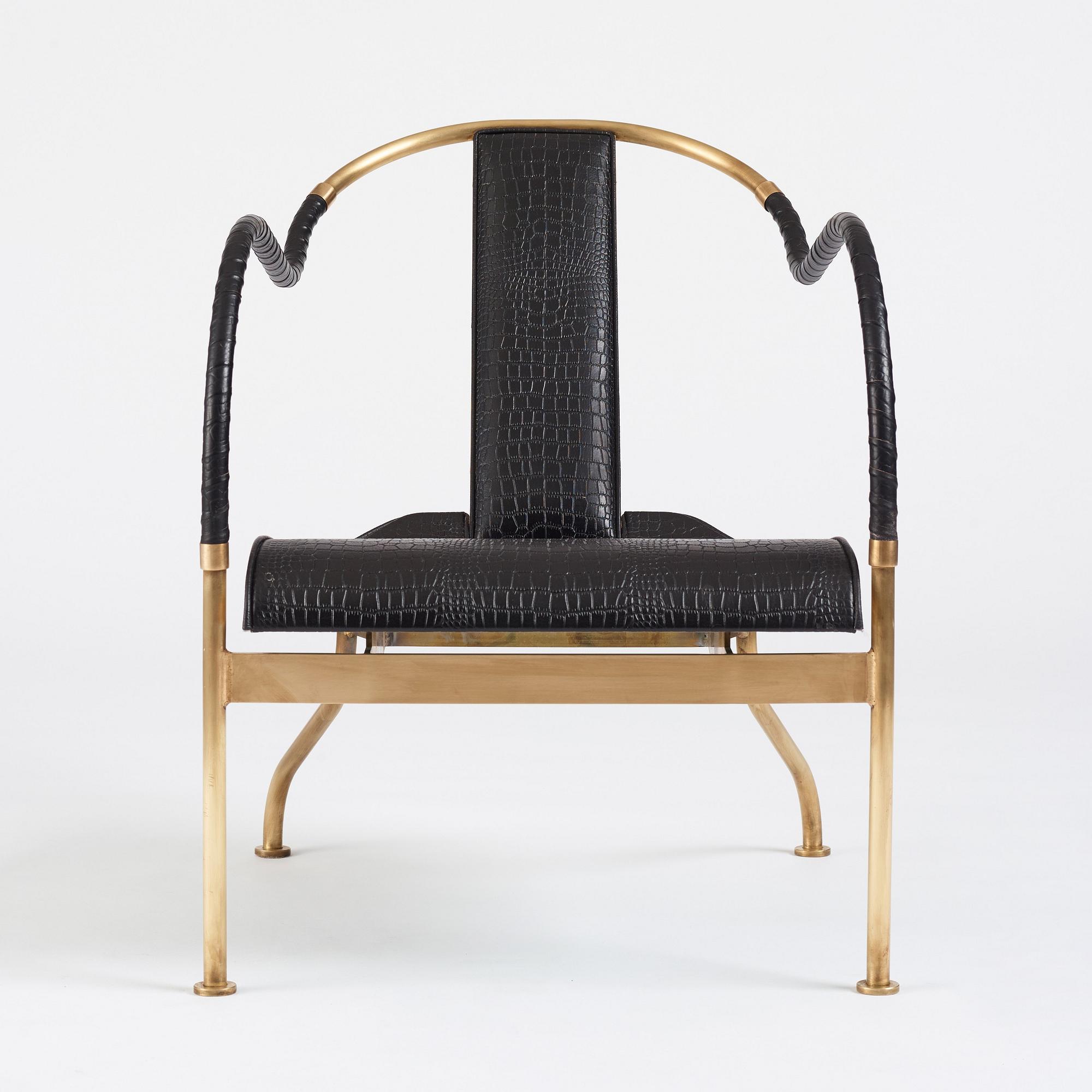Mats Theselius, an "El Rey" armchair, ed. 317/360, for Källemo, Sweden post 1999.