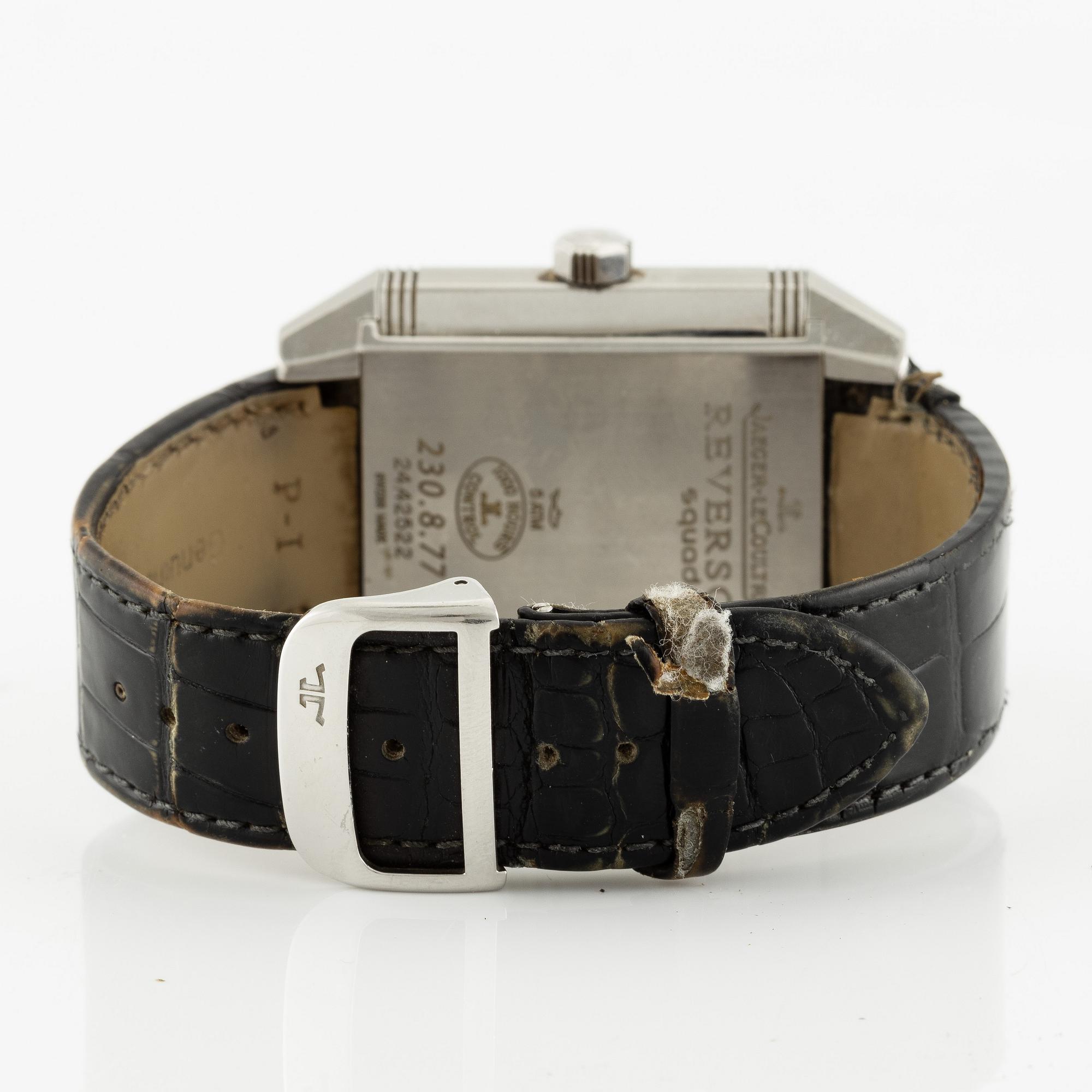 Jaeger-LeCoultre, Reverso Squadra Hometime, armbandsur, 50,5 x 34,9 mm.