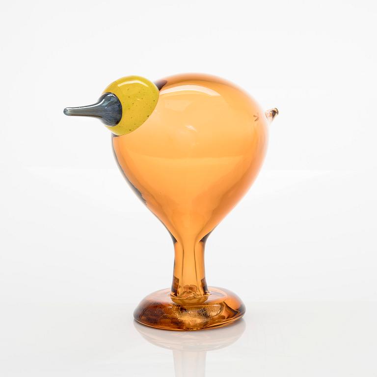 Oiva Toikka, A glass bird, 'Dyynia', signed O. Toikka Iittala 254/700.