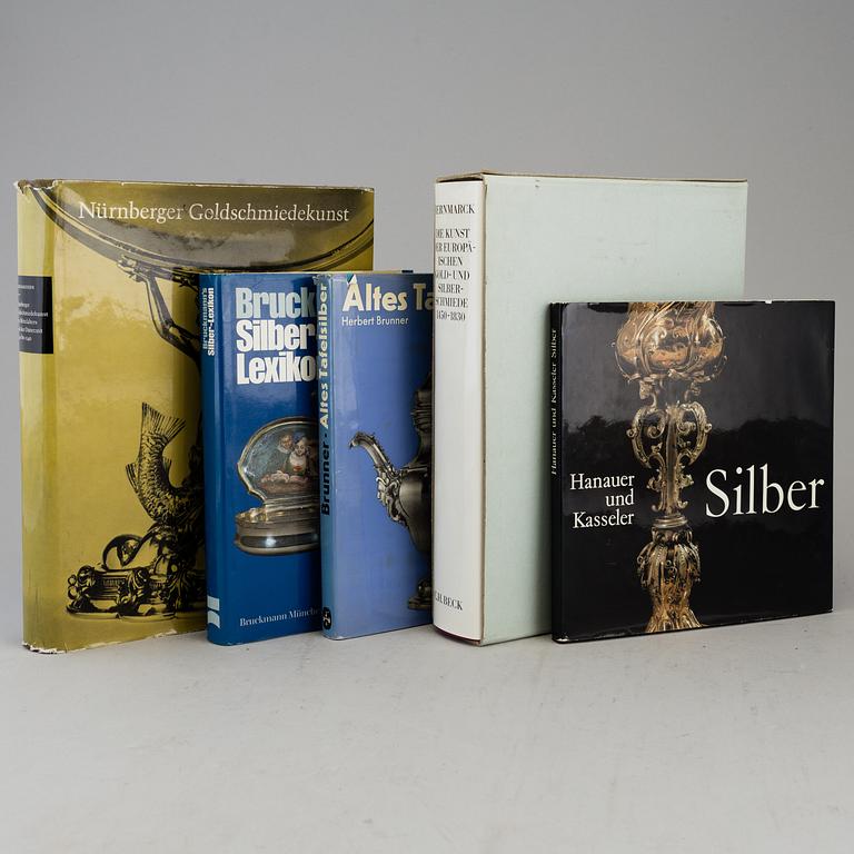 BOOKS, 5 vol. About gold and silver.