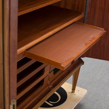 A 1950s mahogany veneered cabinet by Bodafors.