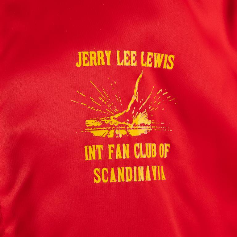 Jerry Lee Lewis, Jacket, International Fan Club of Scandinavia, 1970s.