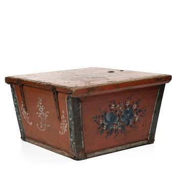 Skrin, allmoge, Jämtland. Märkt BHD och invändigt daterat 1794.