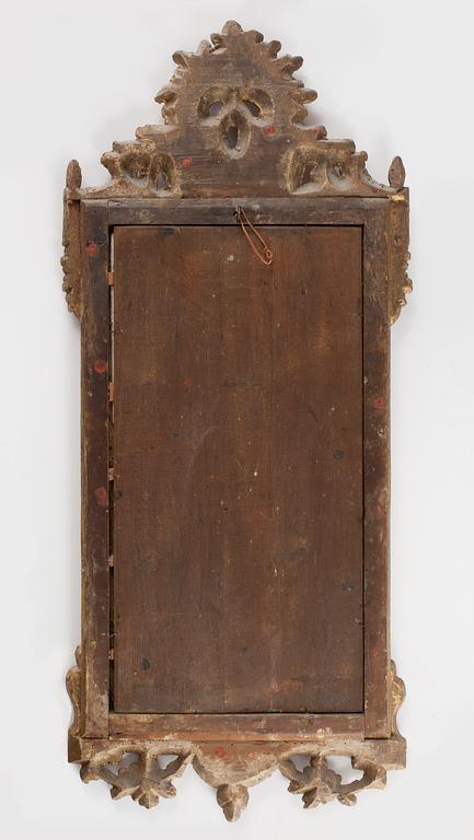 A Gustavian late 18th century mirror.