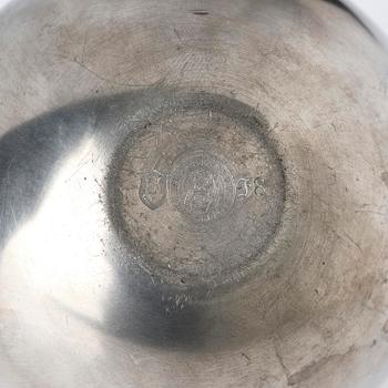Nils Fougstedt, a pewter vase model A 1477, Firma Svenskt Tenn, Stockholm, 1932.