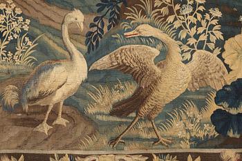 A tapestry, "Verdure", tapestry weave, ca 301 x 254 cm, France 18th century.