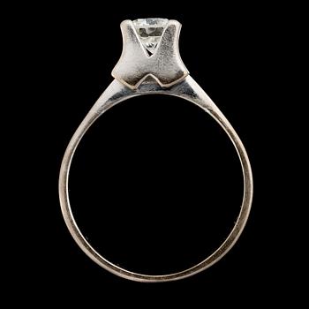 RING, briljantslipad diamant, 18K vitguld.