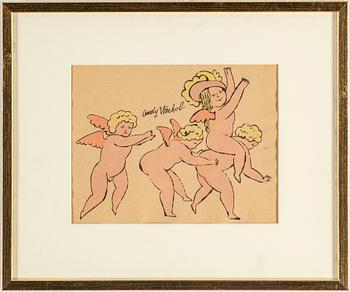 ANDY WARHOL, handkolorerad offsetlitografi.
