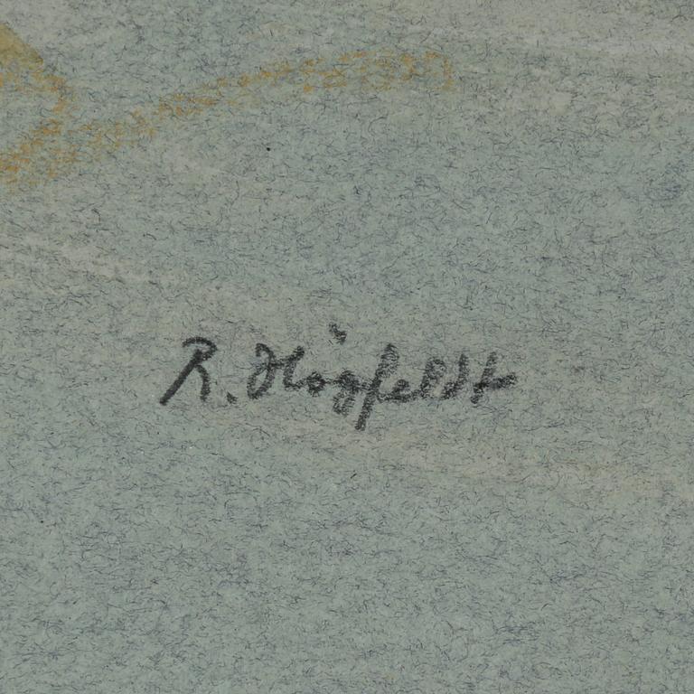 ROBERT HÖGFELDT, blandteknik, signerad.