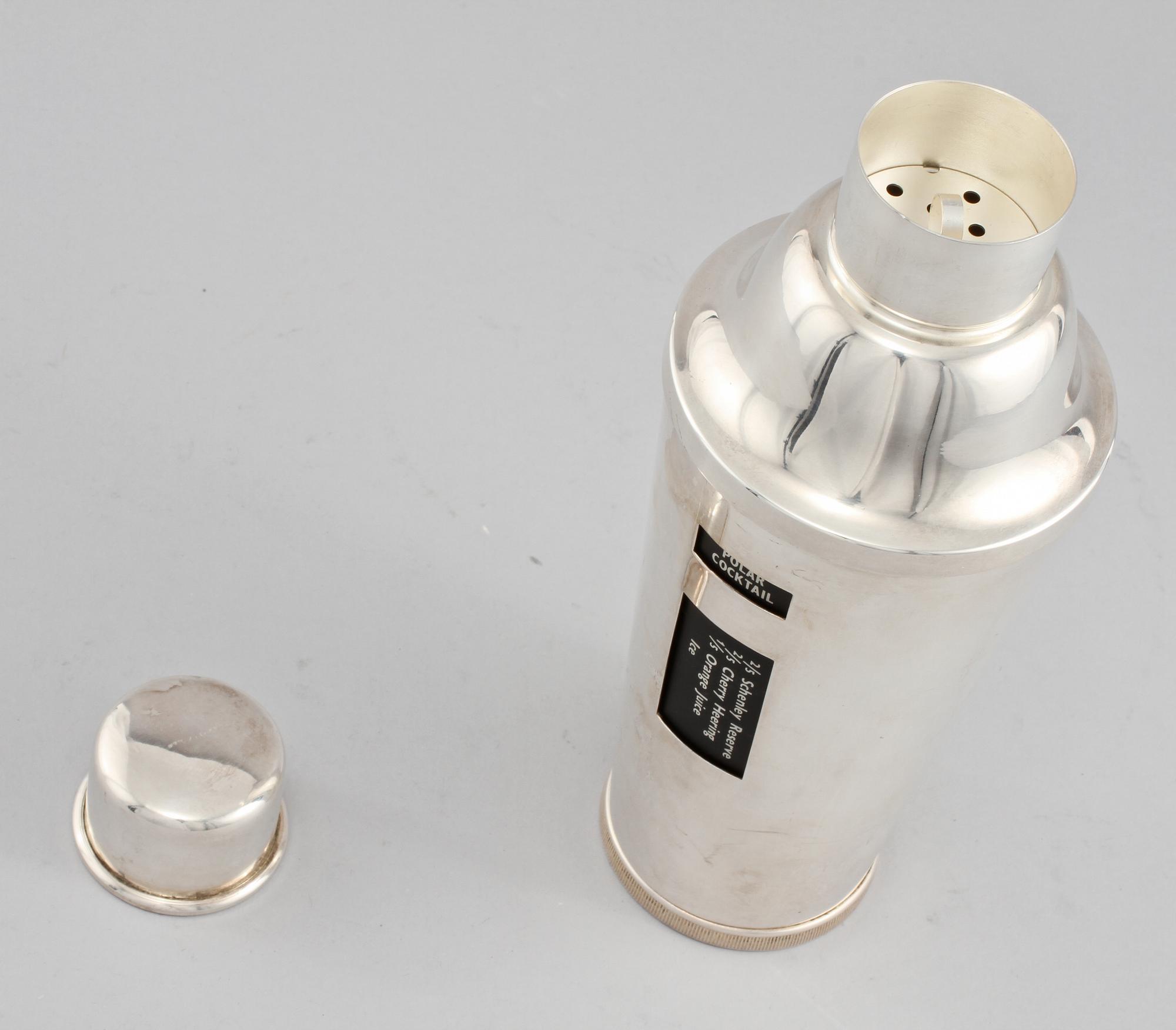 SHAKER, nysilver, 1900-talets andra hälft.