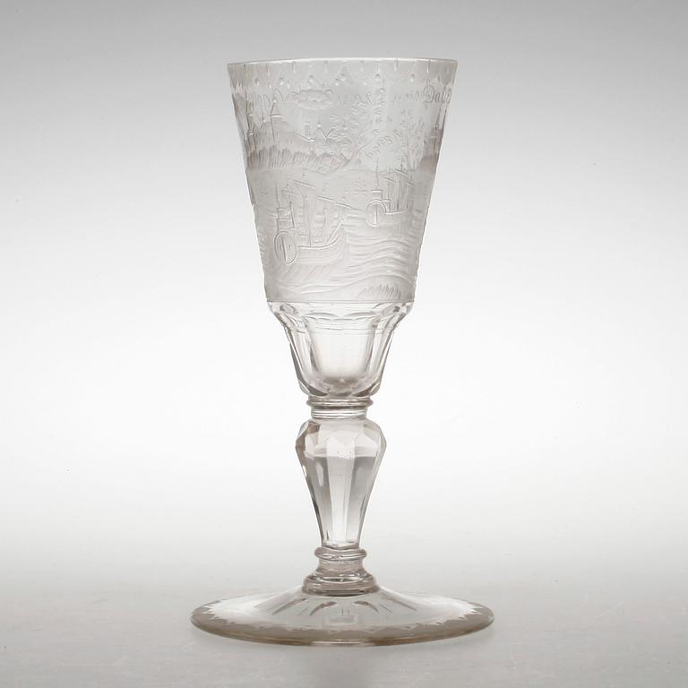 POKALGLAS, Europa, 1700-tal.
