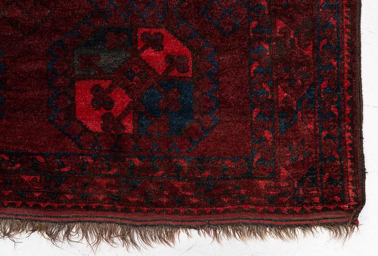 Matta, afghan, antik, ca 285 x 210 cm.