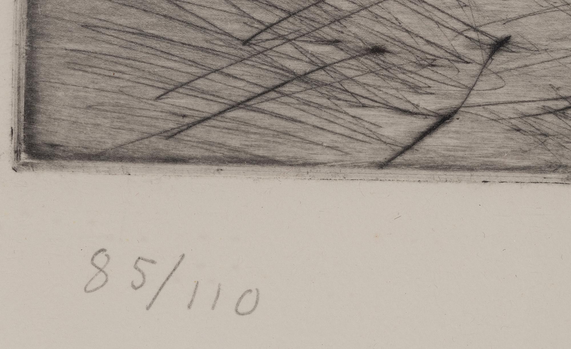 Evert Lundquist, "Vid fönstret (Genom porten)".