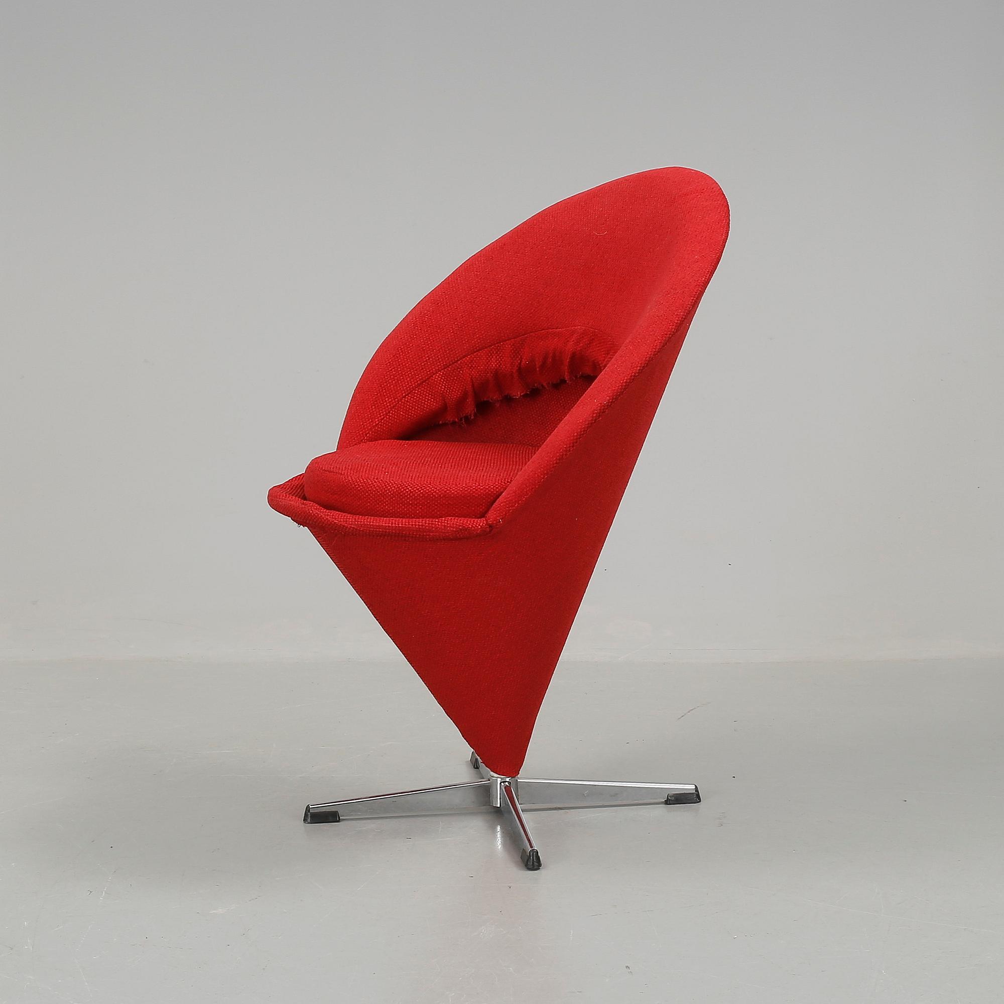 FÅTÖLJ, "Cone Chair", Verner Panton, Fritz Hansen.
