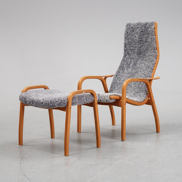 Yngve Ekström, a lounge chair with ottoman "Lamini", Swedese Möbler AB, Sweden. 2006.