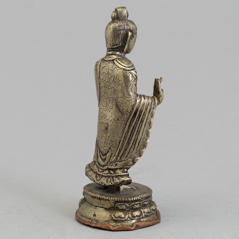 A standing Tibetan Buddha Dipankara, presumably early 20th Century.