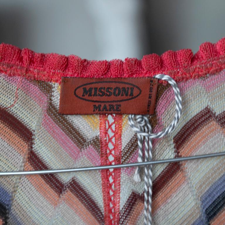 PONCHO, Missoni Mare, italiensk storlek S.