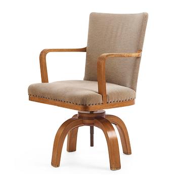 Axel Einar Hjorth, an "O.K." swivel chair, Nordiska Kompaniet, 1937.