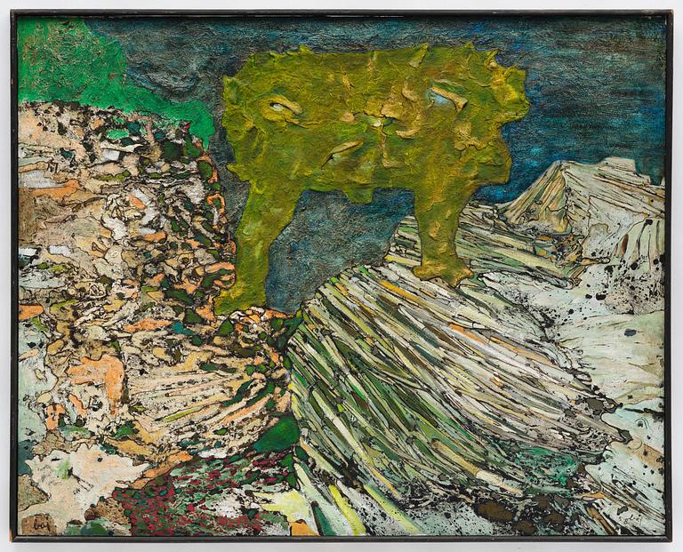 Enrico Baj, "J'etais la sur ces montagnes".
