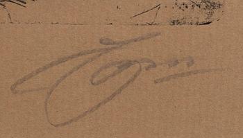 Anders Zorn, a signed etching form 1919.