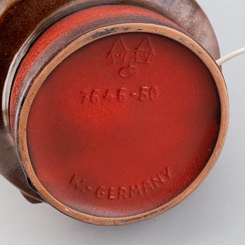 An earthenware table light, Carstens Keramik, Germany, 1960's.