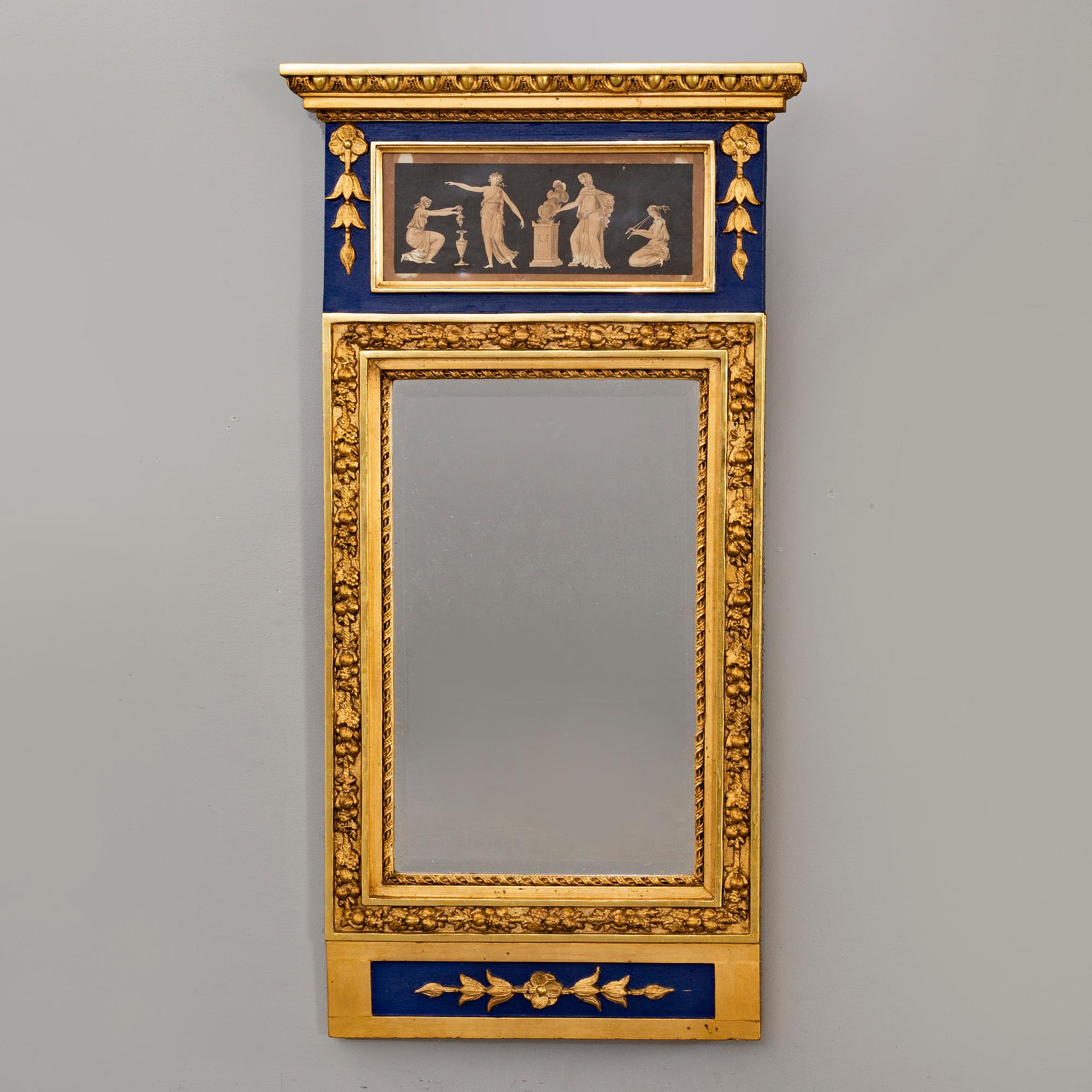 SPEGEL senempire 1840/50-tal.