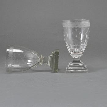GLAS, 3+7 st, 1800-tal och 1900-talets andra hälft.