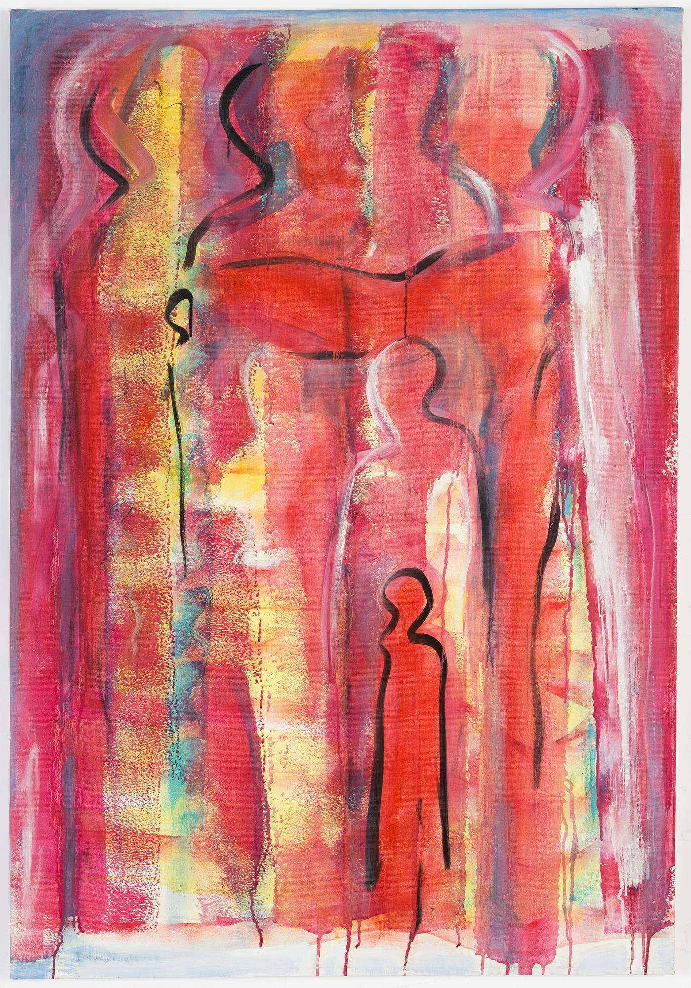 Roberto Torregiani, tempera on canvas, signed and dated 2002 verso.