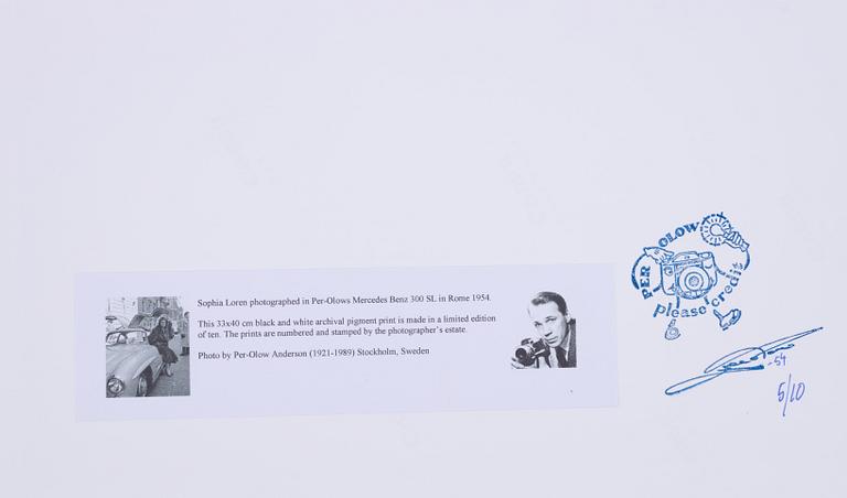 Per-Olow Anderson, "Sophia Loren".