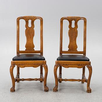 A pair of Late Baroque Chairs, a. mid-18th century.